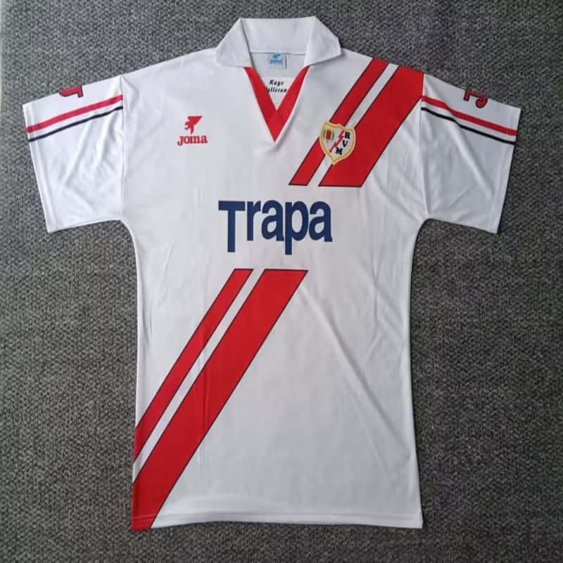 1997-1998 Rayo Vallecano Home Retro Soccer Jersey