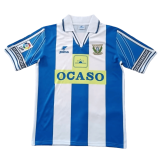 1980-00 Mens Leganes  Retro home soccer jersey