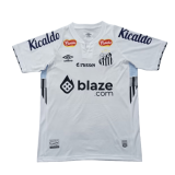 2024-25 Mens  Santos home  white soccer jersey