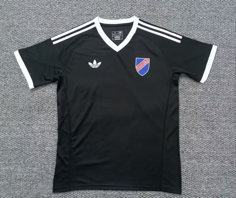 2025-26 Mens Colo-Colo  100th Anniversary black soccer jersey