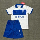 2025-26 KIds Universidad Catolica home white  Soccer Jersey