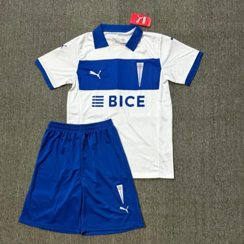 2025-26 KIds Universidad Catolica home white  Soccer Jersey