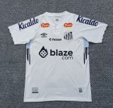 2024-25 Mens  Santos home  white soccer jersey