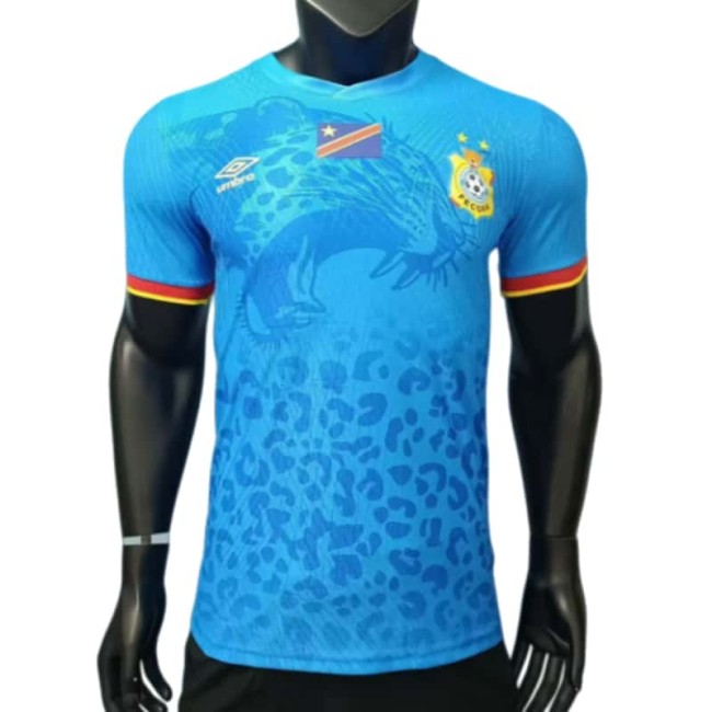 2026-27 Mens Democratic Congo blue Player version Soccer Jersey