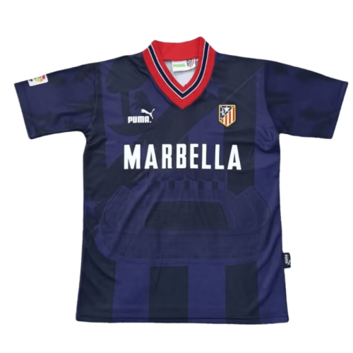 1995-96  Mens Atletico Madrid third away Retro soccer Jersey