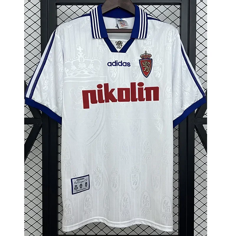 1997-1998 Mens Zaragoza Home Retro Soccer Jersey
