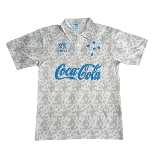 1992-93 Mens Cruzeiro away Retro  soccer jersey