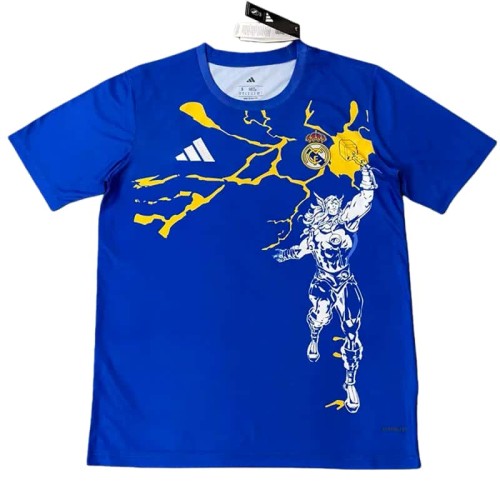 2025-26 Mens Real Madrid Bule Joint Edition soccer Jersey