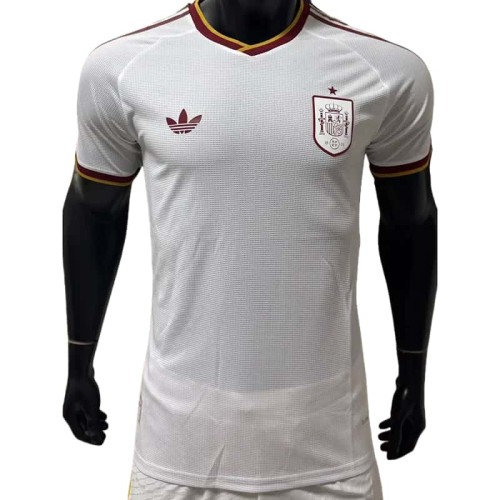 2026-27 Mens Spain white  Player version soccer  Jersey