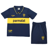 1993-1995 Kids Boca Juniors Home Retro Soccer Jersey