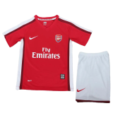 2009-2010 Kids Arsenal Home Retro Soccer Jersey