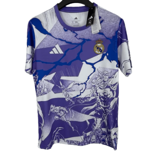 2025-26 Mens Real Madrid Purple Joint Edition soccer Jersey
