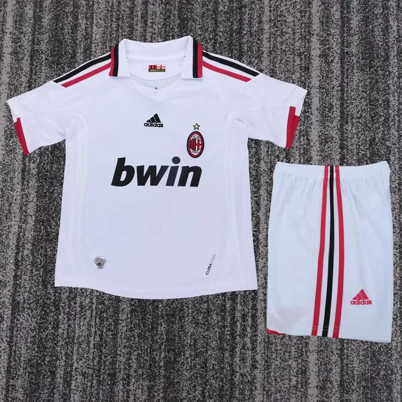 2009-2010  Kids AC Milan  Away  Retro Soccer Jersey