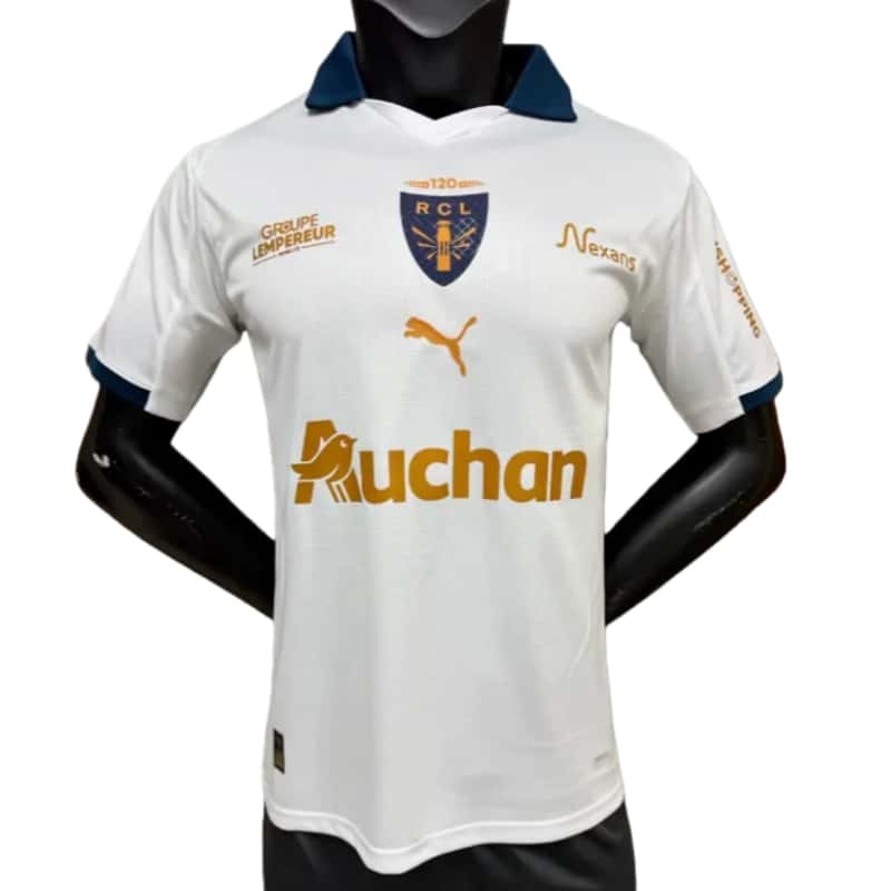 2025-2026 RC Lens  White Goalkeeper Soccer Jersey