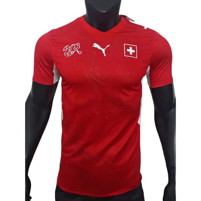2026-27 Mens Switzerland Home red Player Version Soccer Jersey