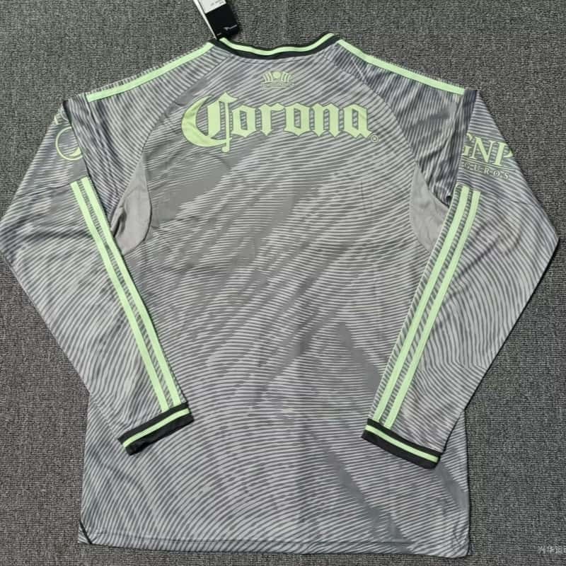 2025-26 Mens Club America Third away Long Sleeve soccer Jersey