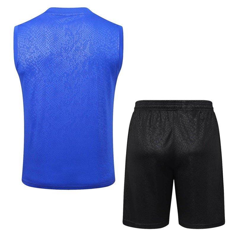 2025-26 Mens Barcelona royal blue Vest short training  D25219#
