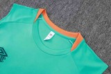 2025-26 Mens Fluminense green vest Training Short Suit D25217#
