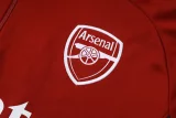 2025-26 Mens Arsenal Jujube red Half Pull Tracksuit #B25125