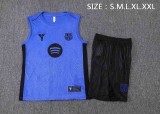 2025-26 Mens Barcelona royal blue Vest short training  D25219#