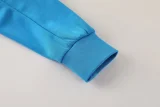 2025-26 Mens Napoli Blue Hoodie Jacket Tracksuit #01