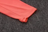 2025-26 Mens Barcelona Orange Half Pull Tracksuit #B25136