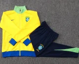 2025-26 Brazil Yellow Jacket Tracksuit #A25106