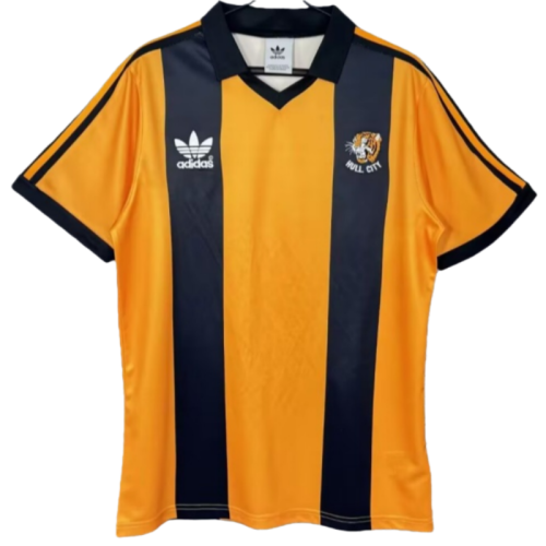 1981-82 Mens Hull City Home yellow Retro Soccer Jersey