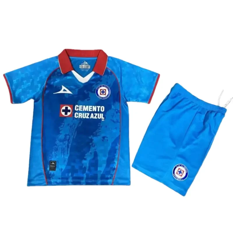 2025-26 Kids Cruz Azul Special Edition blue soccer Jersey