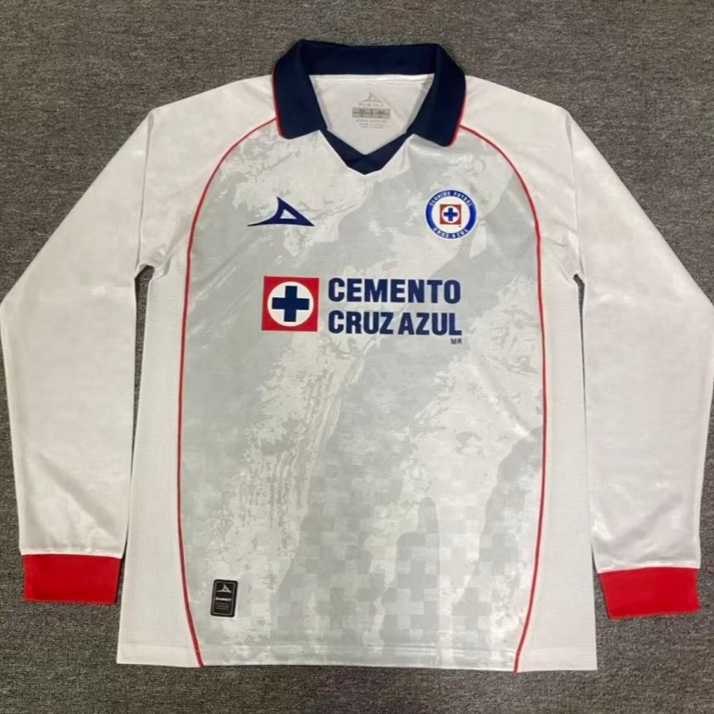 2025-26 Mens Monterrey Special Edition white long sleeve Player version Soccer Jersey