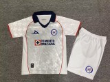 2025-26 Kids Cruz Azul Special Edition white soccer Jersey