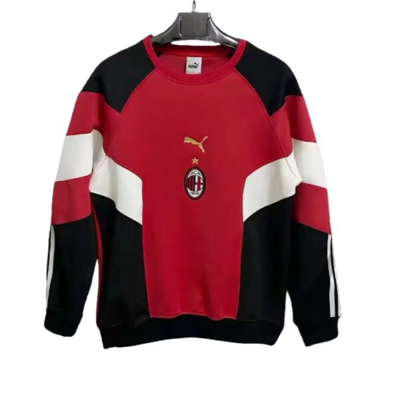 2025-26 Mens AC Milan red Hoodie (无帽卫衣)