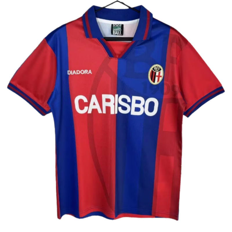 1996-97 Mens Bologna Home Retro Soccer Jersey