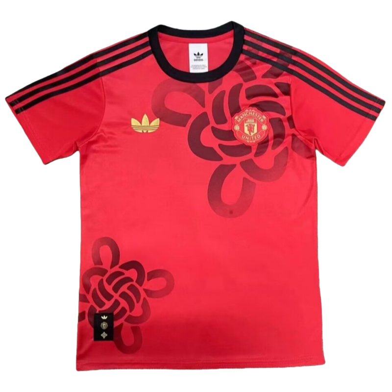 2025-26 Mens Manchester United Cultural Story Chinese Lucky Knot Soccer Jersey