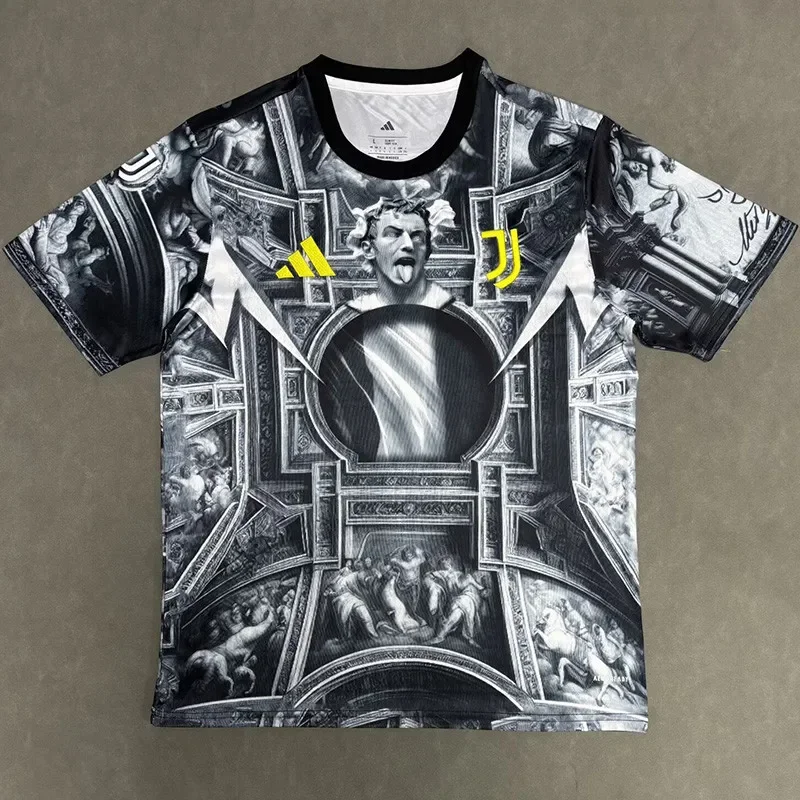2025-26 Mens Juventus #10 Black Special Edition Soccer Jersey