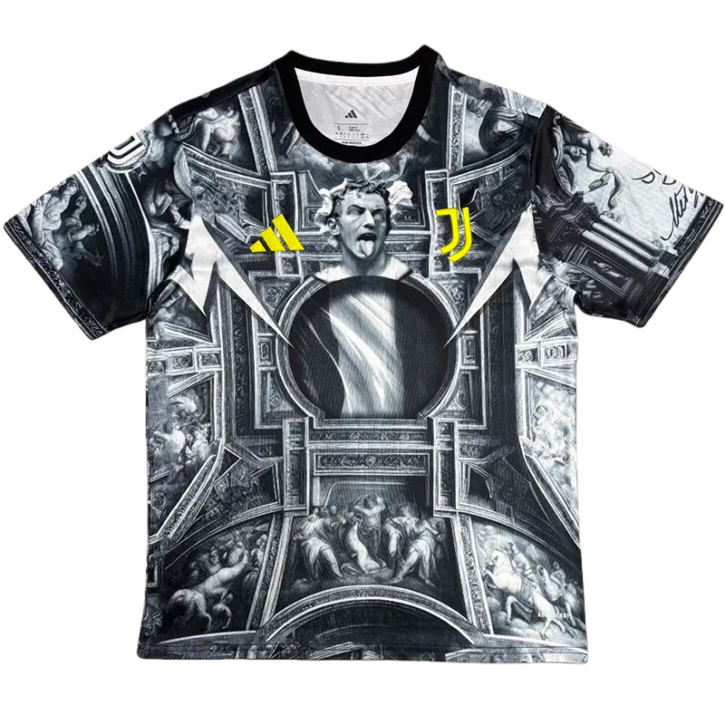 2025-26 Mens Juventus #10 Black Special Edition Soccer Jersey