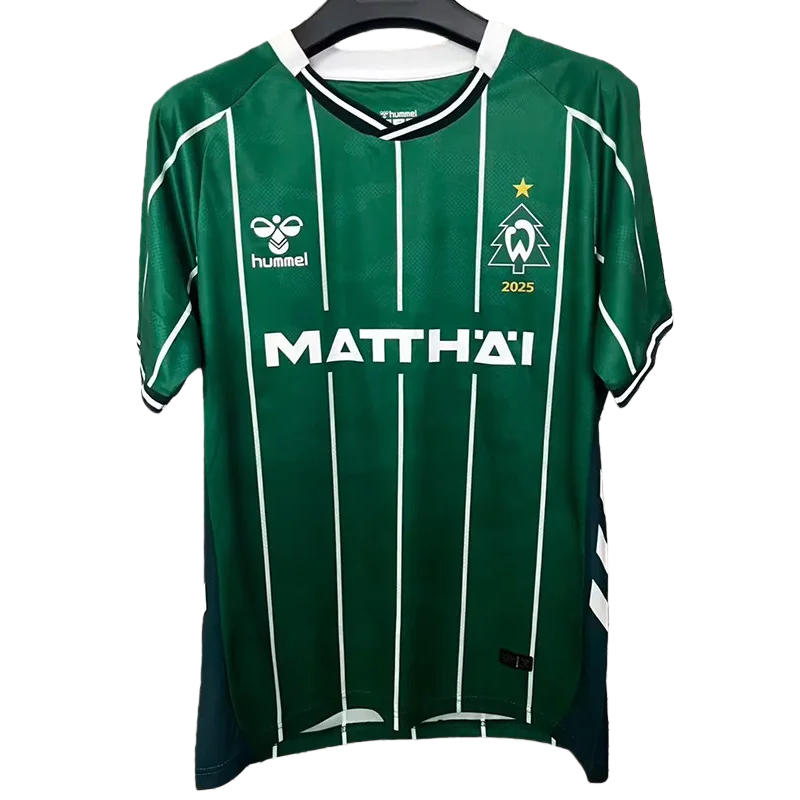 2025-26 Mens Werder Bremen Christmas Soccer Jersey