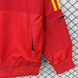 2010 Spain Red home Retro Windbreaker