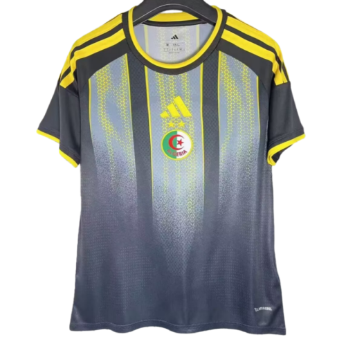 2026-27 Mens Algeria Grey Black fan soccer Jersey