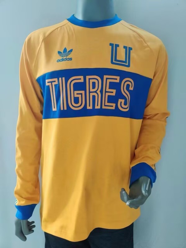 2025-26 Mens Tigres UANL Christmas home Yellow Hoodie