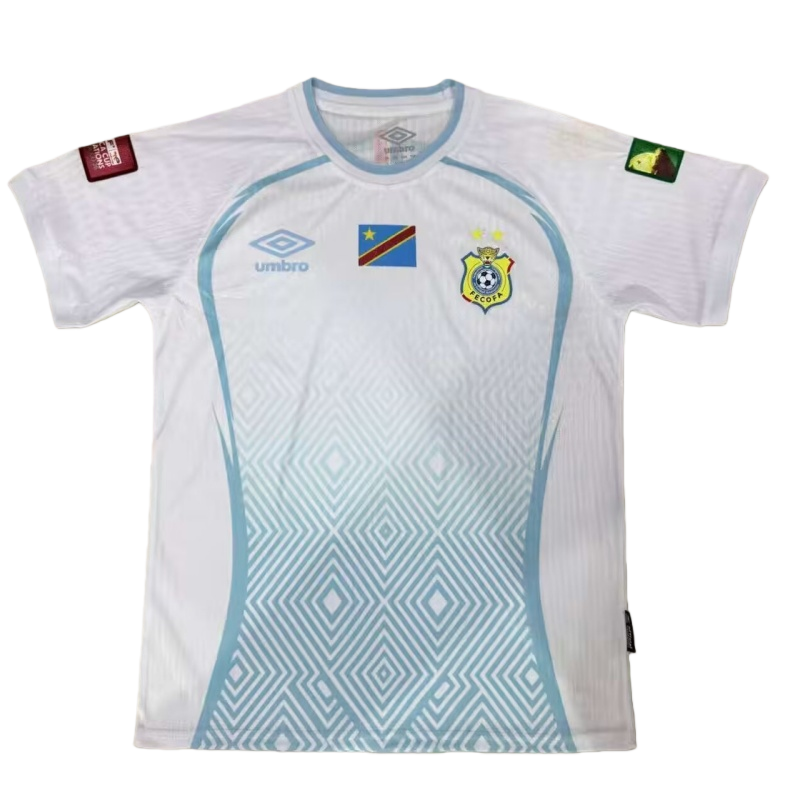 2026-27  Mens Democratic Congo away white Soccer Jersey
