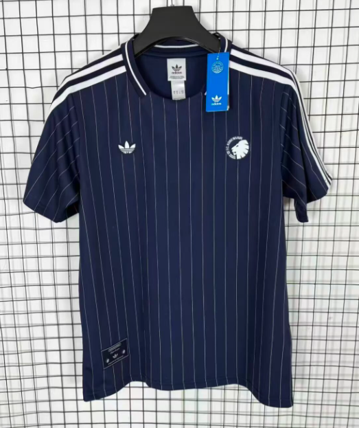 2025-26 Mens Newcastle royal blue casual style soccer Jersey