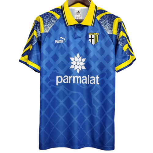 1995-1997 Mens Parma Blue Retro Soccer Jersey