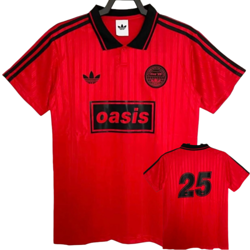 2025-26 Mens Oasis #25 red Polo soccer jersey