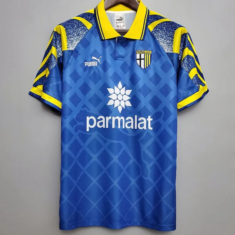 1995-1997 Mens Parma Blue Retro Soccer Jersey