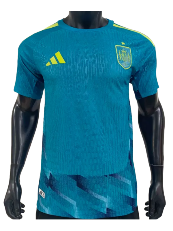 2026-27 Mens Spain Blue Goalkeeper  Player version soccer Jersey
