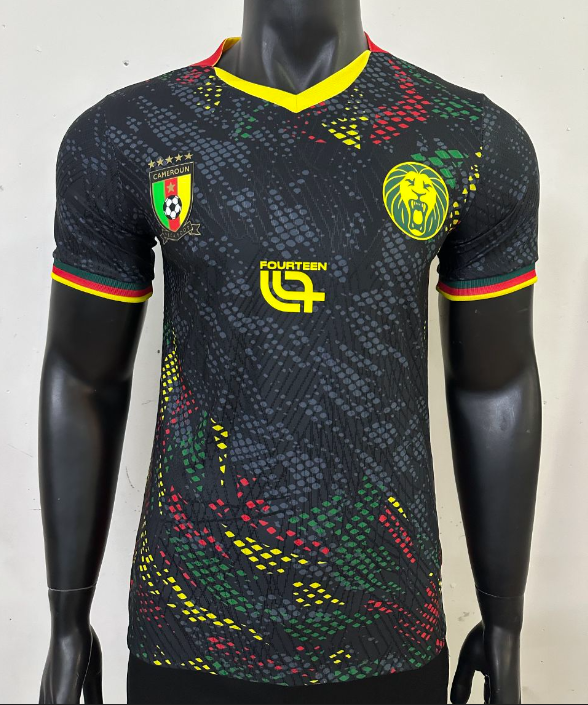 2026-27 Mens Cameroon Third away black Player version Soccer Jersey