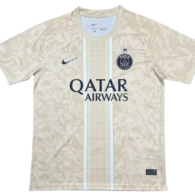 2025-26  Mens PSG Earthy Yellow Special Edition Soccer Jersey