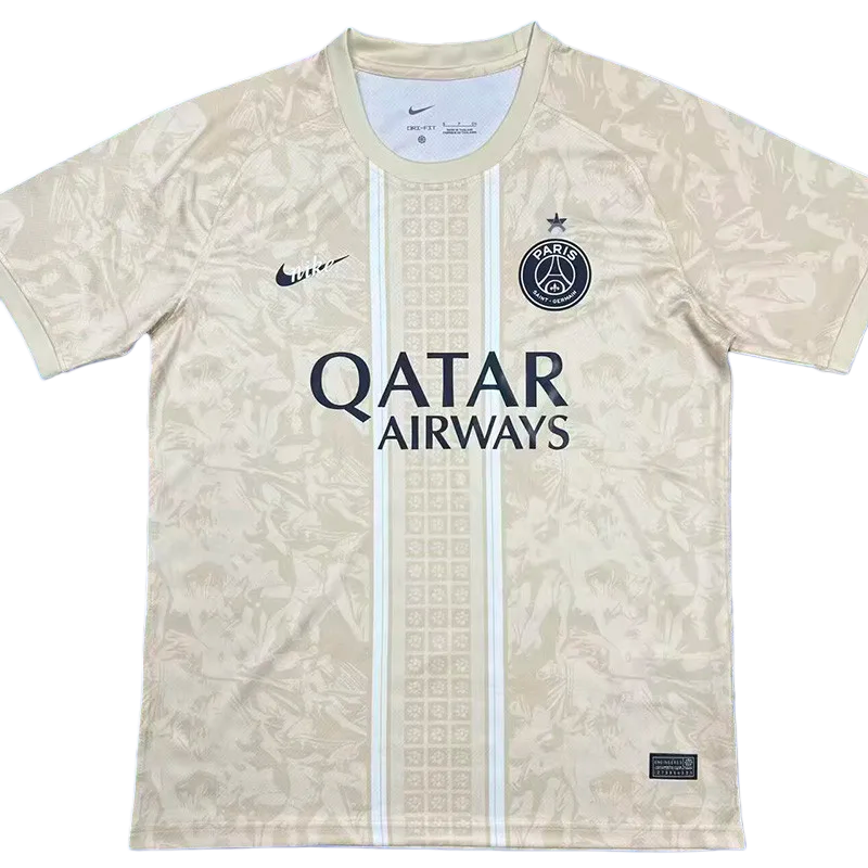2025-26  Mens PSG Earthy Yellow Special Edition Soccer Jersey