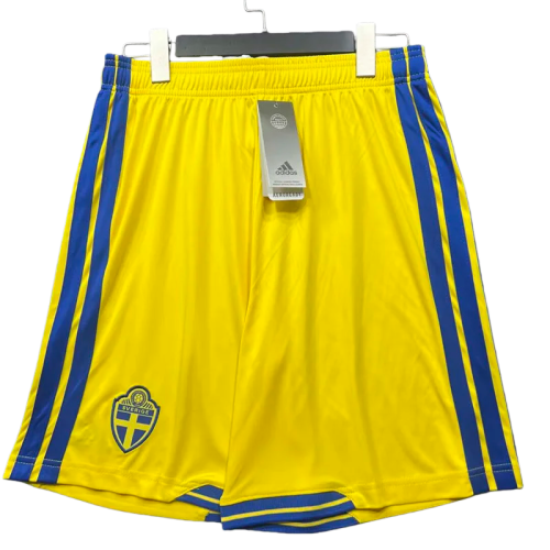 2026-27 Mens Sweden Home Yellow Shorts Pants